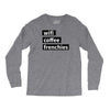 wifi, coffee, frenchies Long Sleeve Shirts