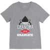 [granma name]proud grandma graduate 2018. V-Neck Tee