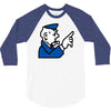 go to jail monopoly 3/4 Sleeve Shirt