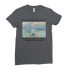Claude Monet impression Sunrise Ladies Fitted T-Shirt