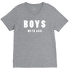 boys with abs V-Neck Tee