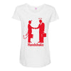 handshake Maternity Scoop Neck T-shirt