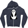 crying panda Zipper Hoodie