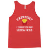 exercise vs extra fries Tank Top