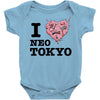 i love neo tokyo Baby Bodysuit