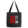 got skills on the grills apron Tote Bags