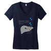 cloudy Women's V-Neck T-Shirt