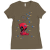 deadpool Ladies Fitted T-Shirt