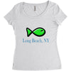 long beach Women's Triblend Scoop T-shirt