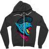 cat punk Zipper Hoodie