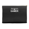 trust me i'm a gamer funny Accessory Pouches