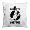 my witch halloween costume Throw Pillow