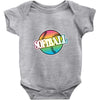 neon softball Baby Onesie
