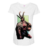 hellboy 4 Maternity Scoop Neck T-shirt