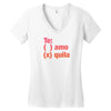 Te amo - Te quila Women's V-Neck T-Shirt