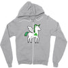 irish unicorn Zipper Hoodie