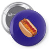 hotdogs on a bun Pin-back button