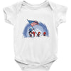 raising the flag Baby Onesie