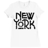 new york 2 Ladies Fitted T-Shirt