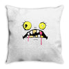 halloween face Throw Pillow