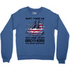 Veteran Don't Thank Me Thank My Brothers Who Never Came Back Crewneck Sweatshirt