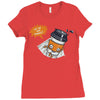 my morning sidekick Ladies Fitted T-Shirt