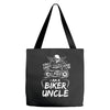 You Cant Scare Me I am Biker Uncle Tote Bags