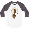 groovy baby groot 2 3/4 Sleeve Shirt