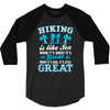 Hiking ıs Like Sex 3/4 Sleeve Shirt