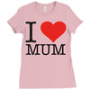 i love mum Ladies Fitted T-Shirt