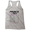 March Girl Facts Pisces Racerback Tank
