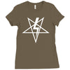 anton szandor lavey sigil Ladies Fitted T-Shirt