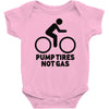pump tires not gas Baby Onesie
