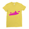 kayak chick Ladies Fitted T-Shirt