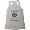 natural 1   orc Racerback Tank