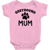 greyhound mum Baby Onesie