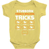 Stubborn French Bulldog Tricks Baby Onesie