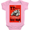 vintage tt race poster, ideal gift or birthday present Baby Bodysuit