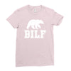 bilf, bear i'd like to Ladies Fitted T-Shirt