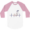 my heart beats for parrots 3/4 Sleeve Shirt