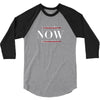 Yesterday Now Tomorrow 3/4 Sleeve Shirt