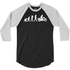 evolution of man 3/4 Sleeve Shirt
