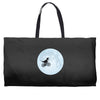 Biker Dinosaur - Dinosaur Riding A Bike To The Moon Weekender Totes