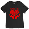 autism mom my heart V-Neck Tee