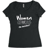 women, you know when you get to that age when you finally undertand th Women's Triblend Scoop T-shirt