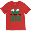 st. patrick's day titties and beer V-Neck Tee