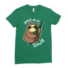 slow sloth Ladies Fitted T-Shirt