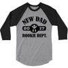 rookie new dad 2017 3/4 Sleeve Shirt