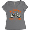 motorcycles born to ride Women's Triblend Scoop T-shirt