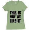 this is how we Ladies Fitted T-Shirt